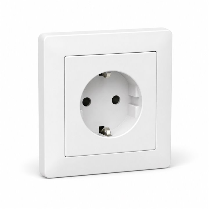 Розетка двухместная ERK24-K33-16-DM, цвет кремовы ERK24-K33-16-DM для моделей iek